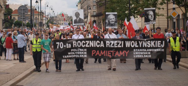 Obchody 70 rocznicy rzezi na Wołyniu w stolicy. Fotorelacja