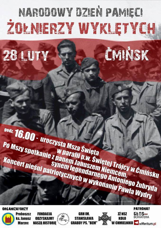 Plakat Ćmińsk