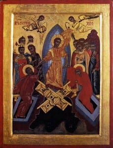 Zmartwychwstanie Chrystusa - ikona bułgarska, autor nieznany