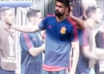 Niesamowite nagranie. Diego Costa mówił Fernando Hierro, że Koke nie strzeli karnego. Nie strzelił [WIDEO]