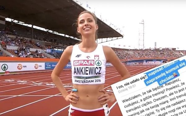 Polska lekkoatletka publikuje wiadomość od hejtera. „Jesteś ładna, to fakt, ale dlatego, że masz niski poziom testosteronu”