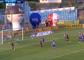 Fantastyczny gol nowego zawodnika Lecha Poznań! Zapewnił swojemu zespołowi zwycięstwo minutę przed końcem gry [WIDEO]