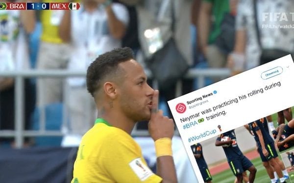 Neymar odpowiada krytykom. Na otwartym treningu ćwiczył… symulowanie fauli! [FOTO]