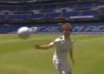 Wpadka podczas prezentacji nowego zawodnika Realu Madryt. Miały być sztuczki techniczne, a wyszła klapa [WIDEO]