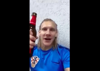 Chorwat publikuje kolejne nagranie z okrzykiem „Sława Ukrainie”! Tym razem nie skończy się na ostrzeżeniu? [WIDEO]