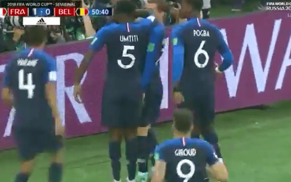 Wyjątkowa cieszynka po bramce dla Francji. Trójkolorowi w finale Mistrzostw Świata! [WIDEO]