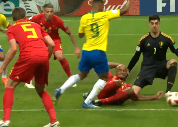 Kontrowersje w meczu Brazylia – Belgia. Sędzia nie odgwizdał karnego? [WIDEO]