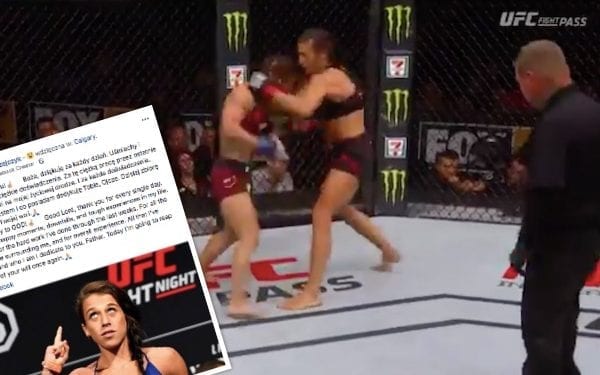 Joanna Jędrzejczyk zwycięża na gali UFC w Calgary. „Chwała Panu!” [WIDEO]