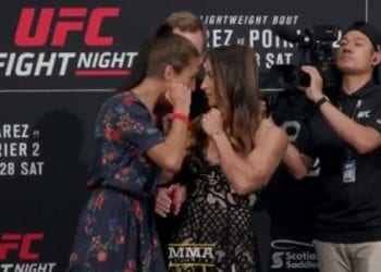 Joanna Jędrzejczyk spotkała się przed walką z Tecią Torres. „Witaj w piekle” [WIDEO]