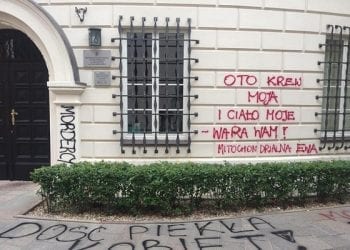 Siedziby warszawskich diecezji zdewastowane: „Mordercy kobiet!”