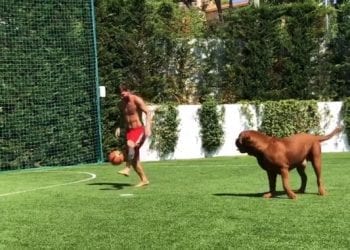 Leo Messi gra w piłkę ze swoim psem. Nagranie podbija internet [WIDEO]