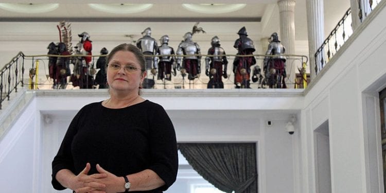 Krystyna Pawłowicz na Twitterze o „bydle poselskim” i „lewackiej bandyterce”