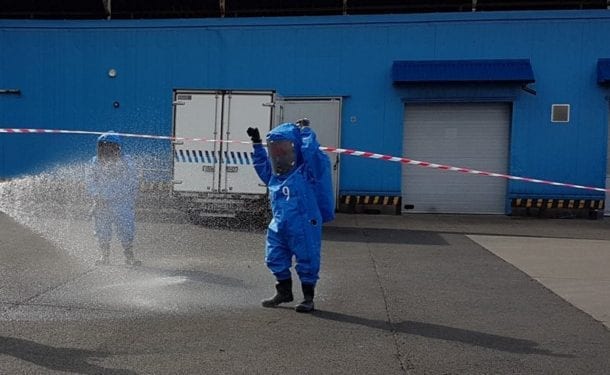 Warszawa: Na lotnisku doszło do wycieku toksycznej substancji! Poszkodowani trafili do szpitala