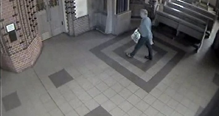 Katowice: Włamał się do budynków parafii. Nagrały go kamery [WIDEO]
