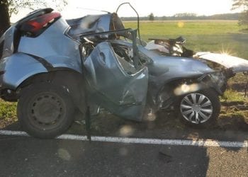 Lubelskie: Tragiczny wypadek. Kierowca zginął na miejscu