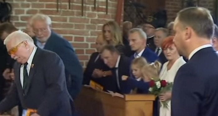 Zgrzyt podczas obchodów Sierpnia’80. Wałęsa opuścił świątynię tuż przed przemówieniem prezydenta Dudy