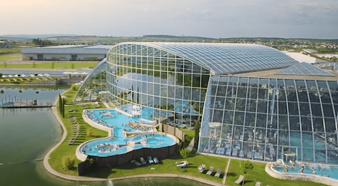 Park of Poland nabiera kształtów. Zobacz, jak powstaje największy aquapark w Europie [WIDEO]