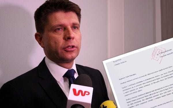 Wpadka Ryszarda Petru. W oficjalnym piśmie zrobił błąd w swoim nazwisku [FOTO]