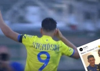 Mariusz Stępiński zrobił sobie zdjęcie z Cristiano Ronaldo. „Mario:Cristiano 1:0” [FOTO]