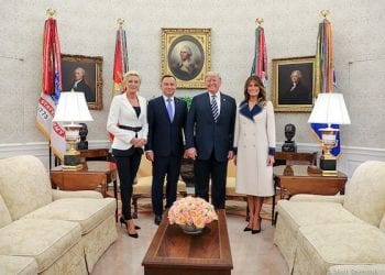 Prezydent Andrzej Duda z małżonką już w Białym Domu. Pierwsze przemówienie Trumpa: „Bezpieczeństwo Polski jest dla mnie bardzo ważne” [WIDEO]
