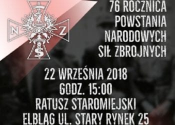 Obchody 76. rocznicy powstania Narodowych Sił Zbrojnych w Elblągu [PATRONAT]