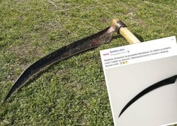 Niecodzienne znalezisko na przystanku autobusowym w Lublinie. Ktoś zgubił… kosę