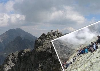 Rysy stały się „drugim Giewontem”? Zdjęcie kolejek na najwyższy polski szczyt hitem w sieci [FOTO]