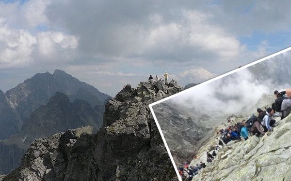 Rysy stały się „drugim Giewontem”? Zdjęcie kolejek na najwyższy polski szczyt hitem w sieci [FOTO]