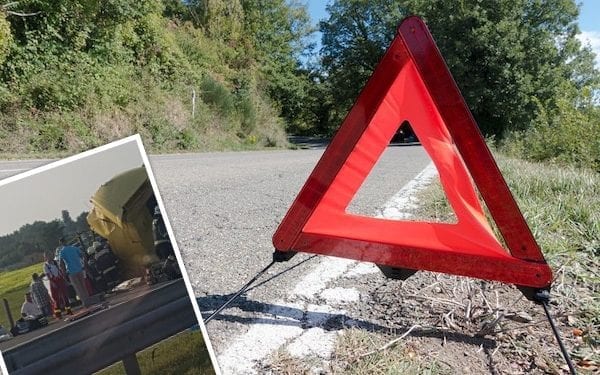 Wypadek polskiego autokaru na Węgrzech. Pomogli motocykliści