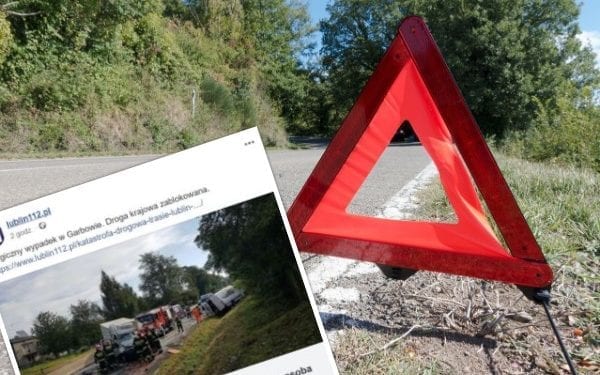 Tragiczny wypadek z udziałem pasażerskiego busa. Nie żyje jedna osoba, kilkunastu rannych