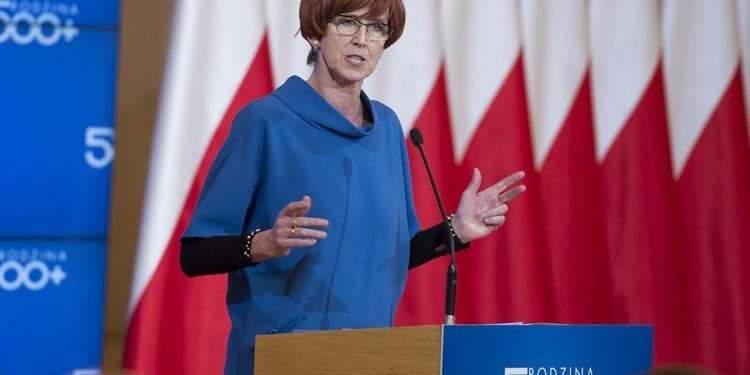Elżbieta Rafalska Ministerstwo Rodziny Pracy i Polityki Społecznej, 500 plus