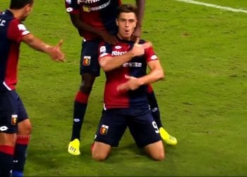 Krzysztof Piątek zagrał w meczu z Juventusem. Po spotkaniu spotkał go ogromny zaszczyt od Cristiano Ronaldo! [WIDEO]