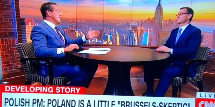 Mateusz Morawiecki gościem w jednej z największych amerykańskich TV. Opozycja oburzona jego słowami o UE