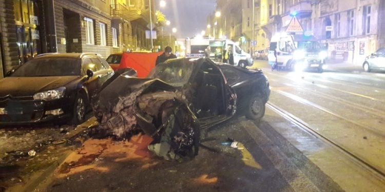Łódź: Pijany Ukrainiec spowodował wypadek. Zginęła młoda kobieta
