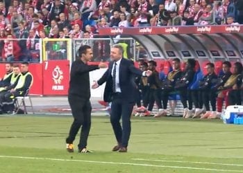 Jerzy Brzęczek dał się ponieść emocjom. TVP nagrała trenera podczas meczu [WIDEO]