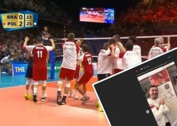 Lewandowski kpi w szatni Bayernu z kolegi. Wszystko przez mecz polskich siatkarzy [WIDEO]