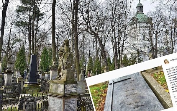 Grób rodziny Katarzyny Skrzyneckiej okradziony! Emocjonalny wpis: „Na sku*wielstwo i wandalizm nie mam przebaczenia”