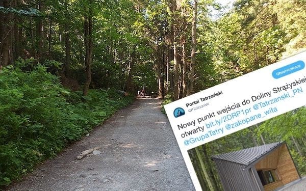 Tak wygląda nowa kasa do Doliny Strążyskiej. Wkrótce tak będą wyglądały inne wejścia na teren TPN? [FOTO]