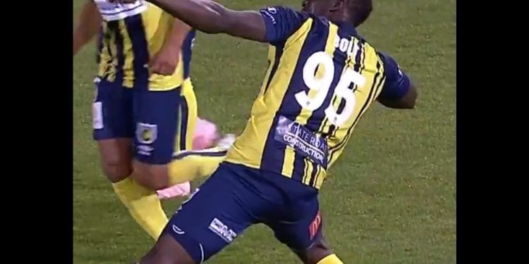 Pierwsze gole Usaina Bolta. Jamajczyk ma szansę na profesjonalną piłkę? [WIDEO]