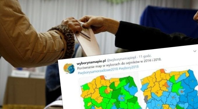 Kto wygrał wybory samorządowe? Tak wygląda wynik na mapie Polski [FOTO]