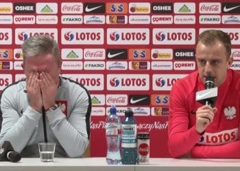 Kamil Grosicki doprowadził Jerzego Brzęczka do łez [WIDEO]