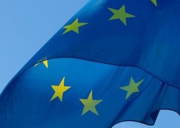 Flaga Unii Europejskiej spalona podczas MN