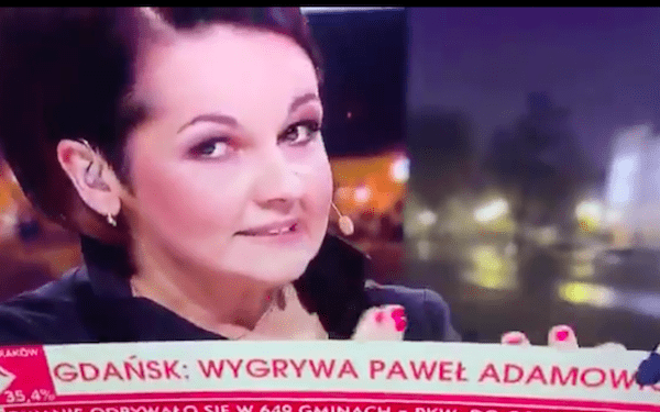 Kandydat PiS „niestety” przegrał? Ogromna wpadka dziennikarki TVP Info [WIDEO]
