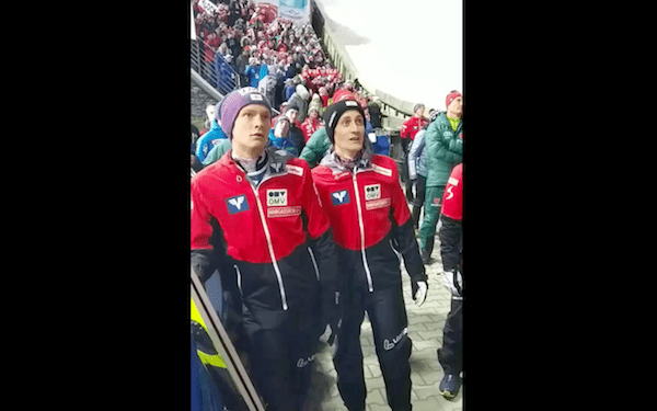 Tak Austriacy zareagowali na ostatni skok Kamila Skoka. Wymowny gest [WIDEO]