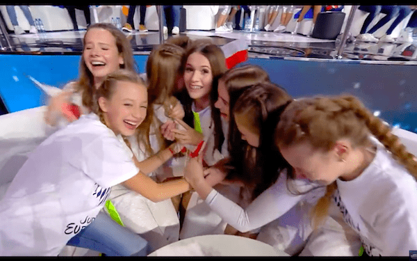 Tak wyglądał moment ogłoszenia wyników na Eurowizji Junior 2018. Fantastyczna radość Roksany Węgiel [WIDEO]