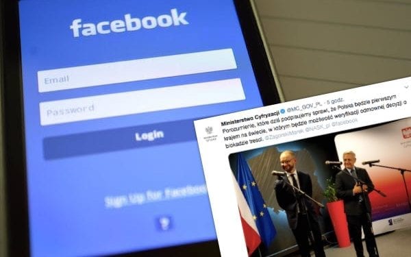 Jest porozumienie między Ministerstwem Cyfryzacji a Facebookiem. Koniec niesłusznych banów w Polsce?