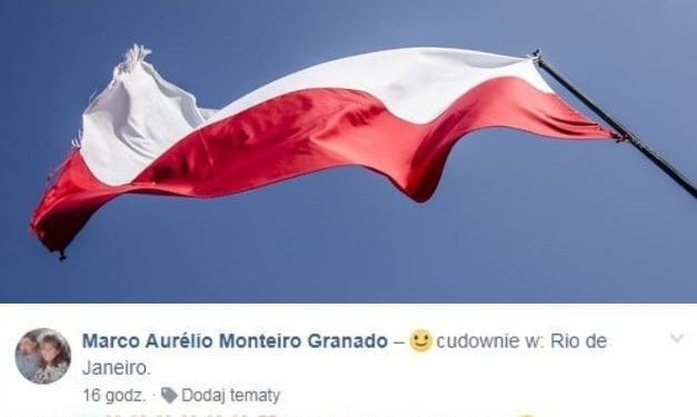 Internauta z Brazylii opublikował poruszające zdjęcie. „Od Brazylii dla Polski” [FOTO]