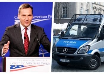 Policja odpowiada na atak Radosława Sikorskiego