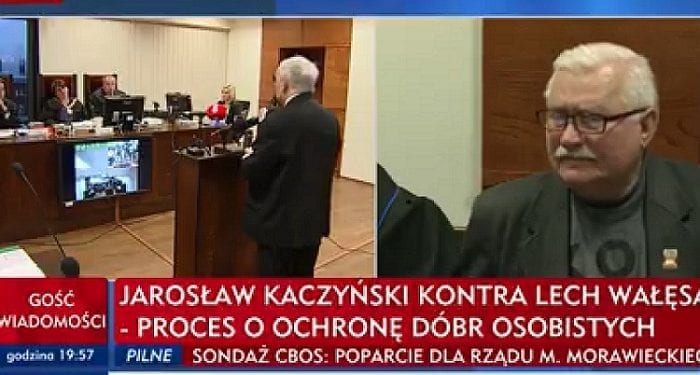 Wałęsa i Kaczyński w sądzie. „Nigdy nie byłem agentem”