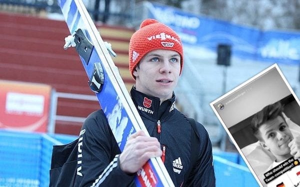 Wpadka niemieckiego skoczka. Nie wie, jak wygląda polska flaga? [FOTO]